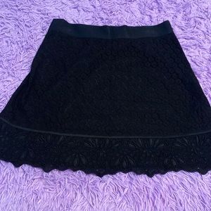 Loft black skirt
